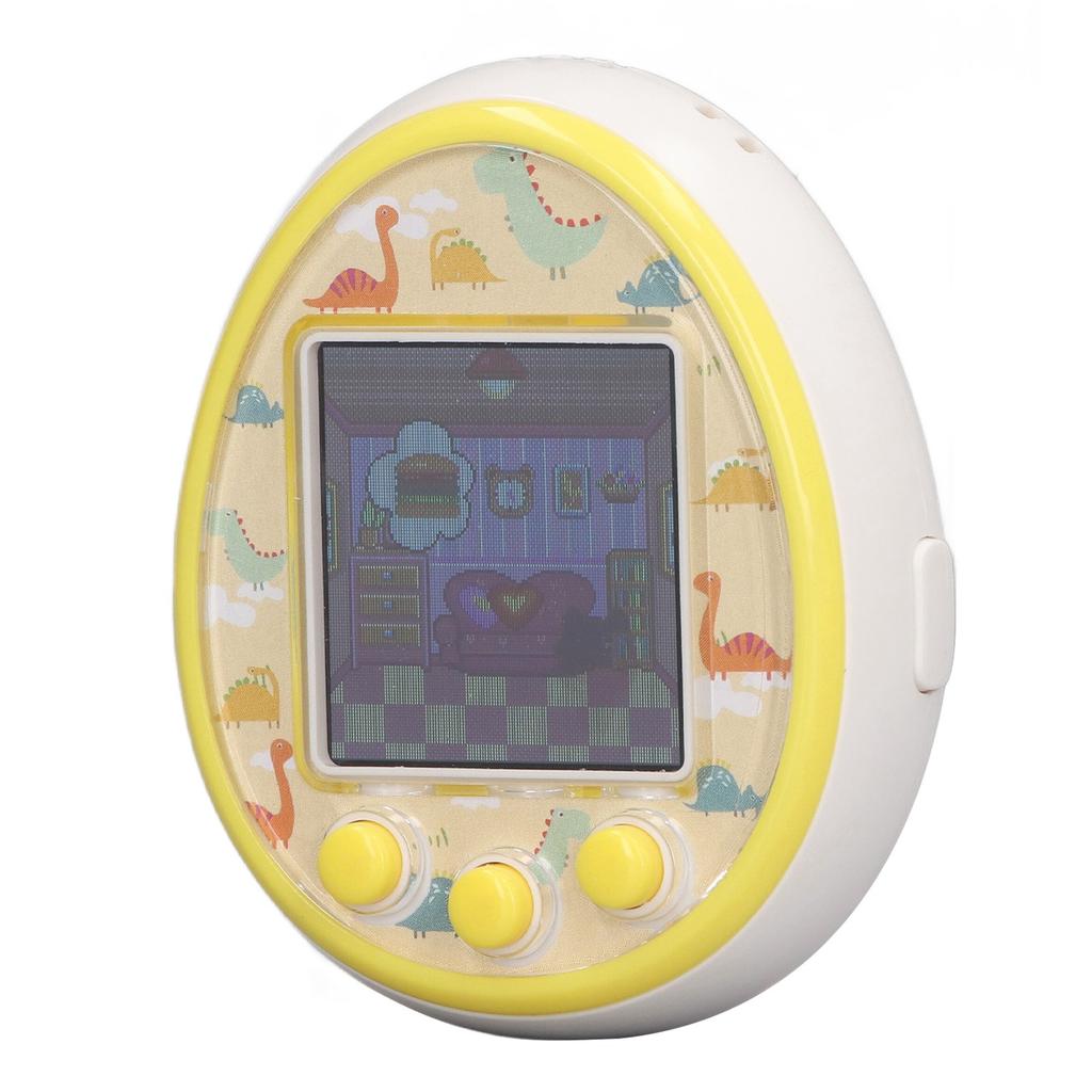 Digital Reality Pet Puzzle Handheld Type C Charging Colorful Display Game Digital Pet White