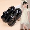 Children's Shoes, Girls' Small Leather Shoes for Spring and autumn2026New Black Soft-soled Shoes for Middle and Older Children and Elementary School