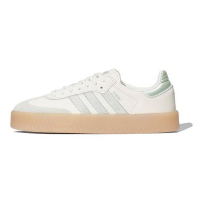 Sambae Bianco Sporco Verde Lime Gomma Scarpe da Ginnastica da Donna IG1947