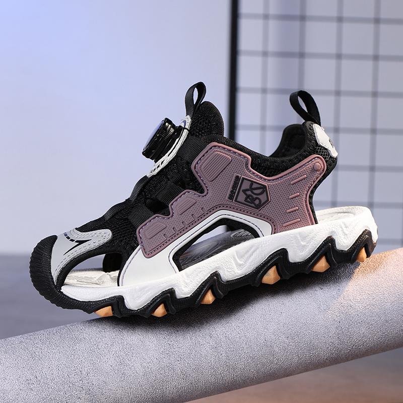 28-39 Kids' Beach Sandals Closed Toe Anti-collision Girls' Beach Sports Sandals for Boys