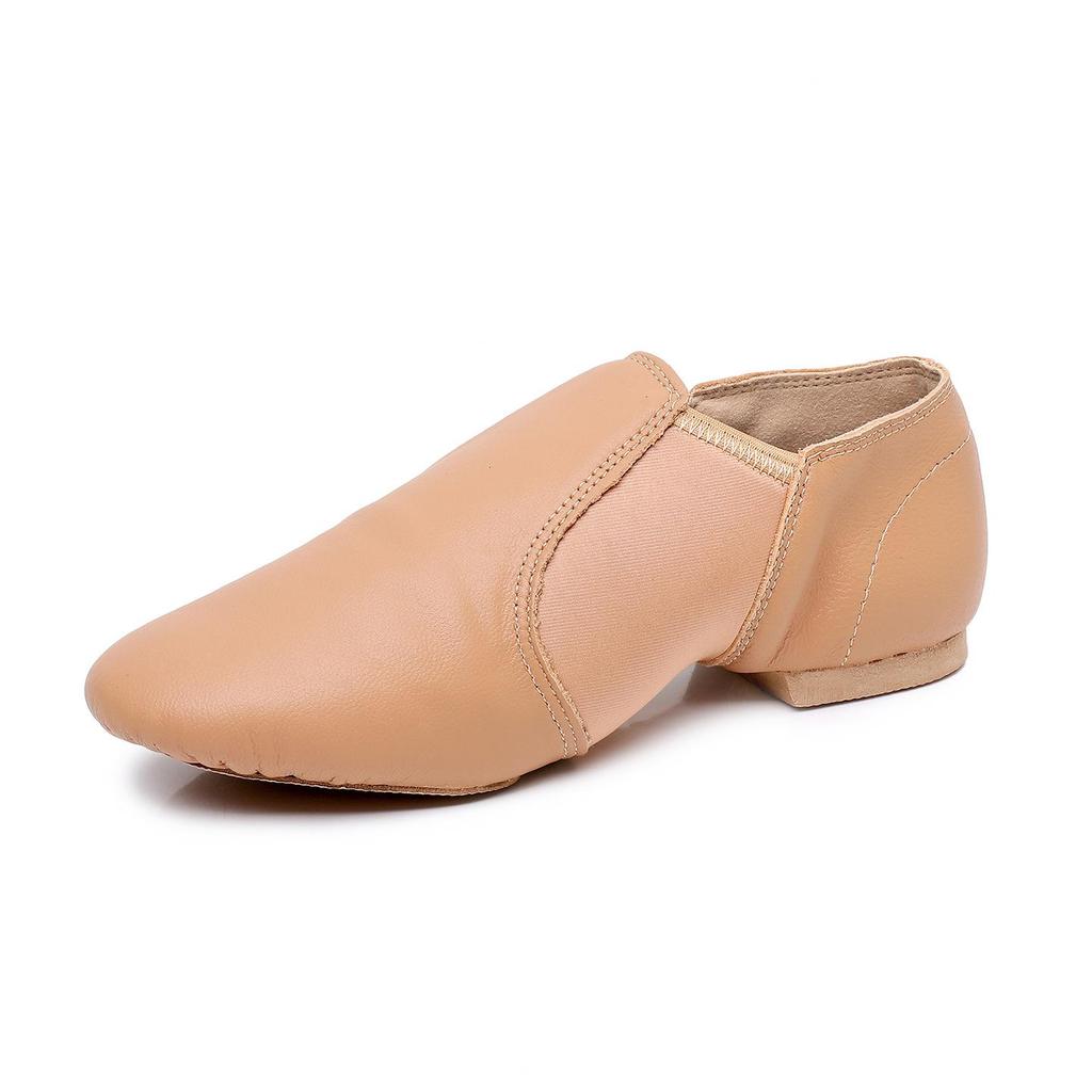 Genuine Leather Jazz and Ballet Dance Shoes with Soft Sole for Girls and Adults
