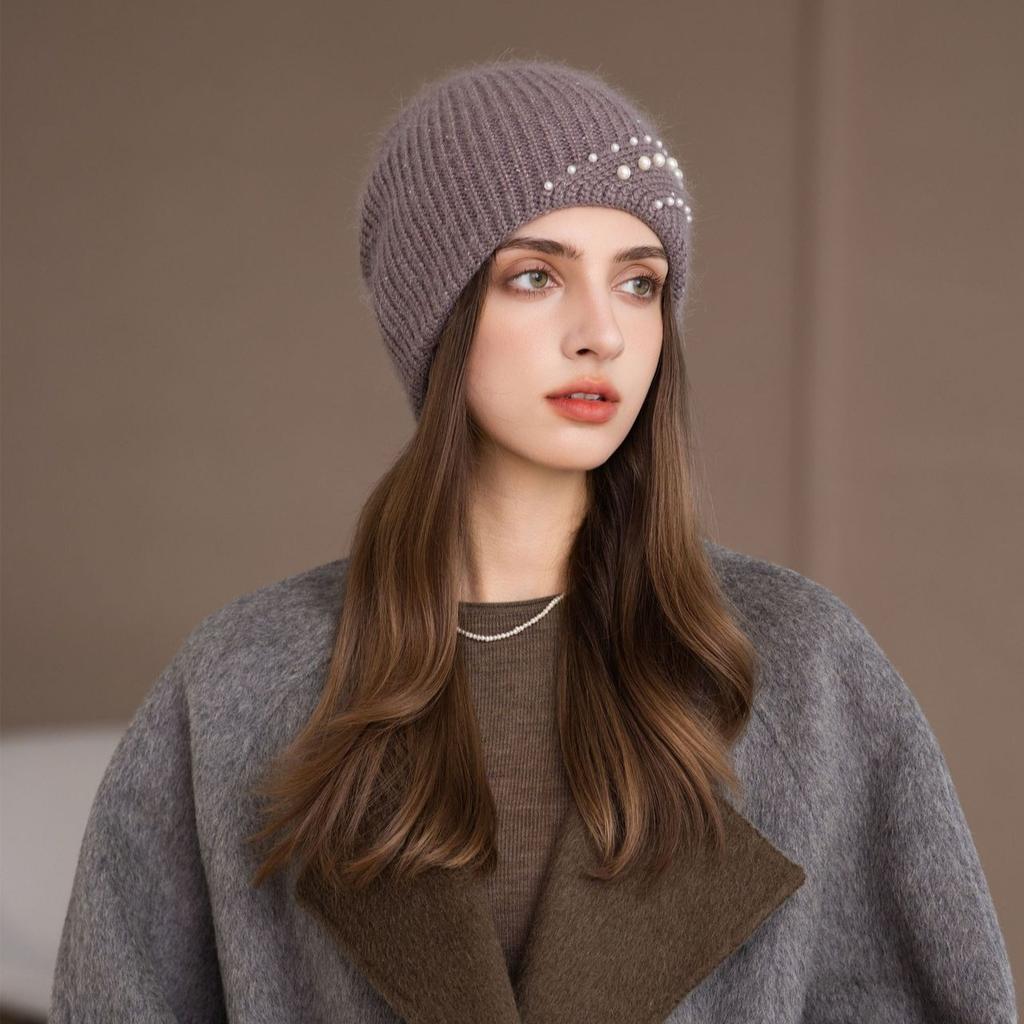 Autumn and Winter New Warm Ear Protection Knitted Hat Women's Wool Hat