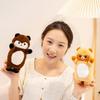 Fox Bear Squirrel Plush Toy Trio with Squeaky Sound