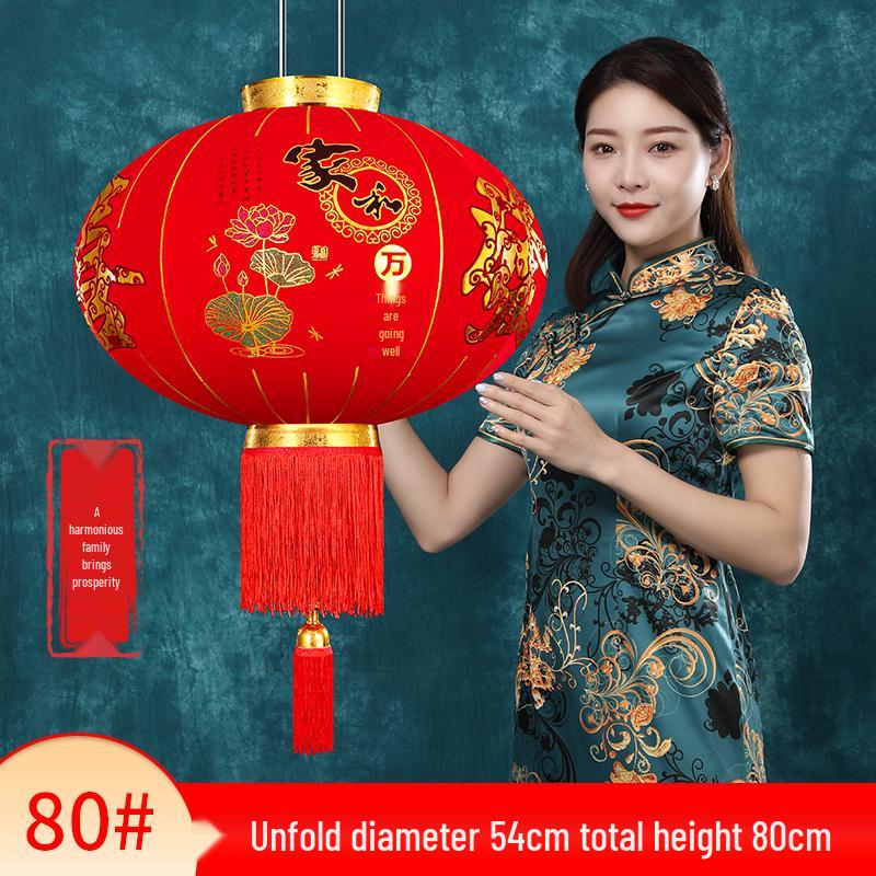 2025 Chinese New Year Large Red Lantern Decoration for Spring Festival & Housewarming, Outdoor Main Entrance.
