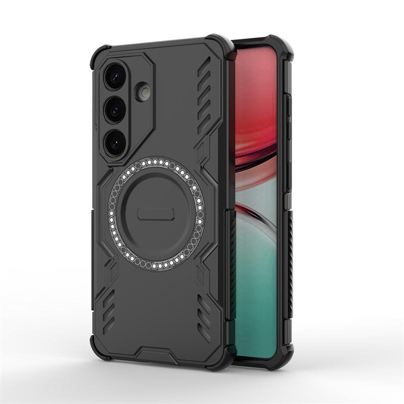 For Samsung Galaxy S26 Case Samsung S26 Pro S26Plus Armor Magnetic Adsorption Wireless Charge Cover For Samsung S26 Ultra Case