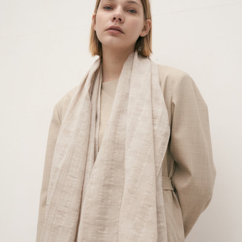 BB’DE SOLI’DE sky cotton scarf (2color)