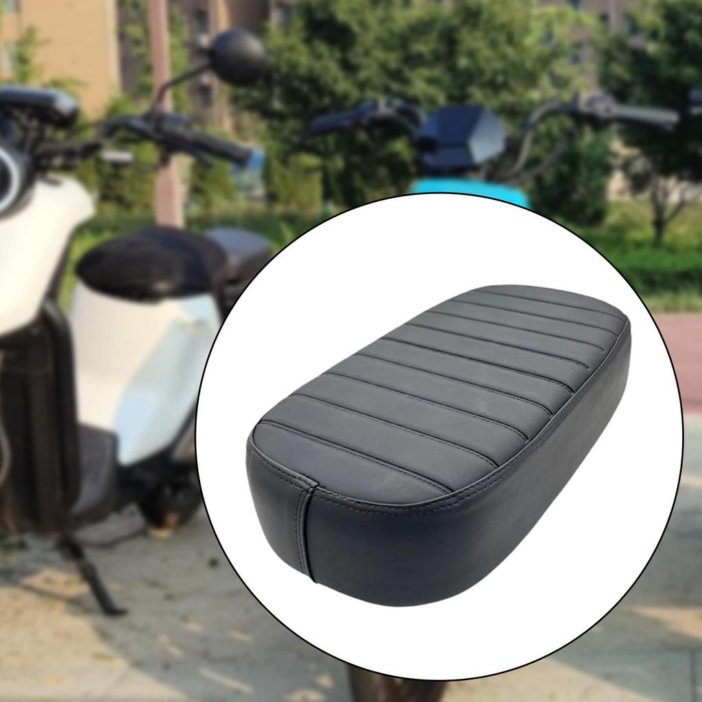 Bicycle Manned Seat Pad Rear Passenger Cushion Practical Universal Leather Soft Saddle