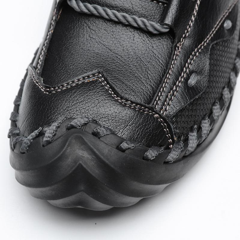 Pánské ručně vyráběné ležérní kožené boty venkovní nízké tenisky