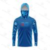 PELAGIC Langarm-Masken-Fischerkleidung Sonnenschutz Eis-Seiden-Gefühl Luya Atmungsaktiv Lässig Sport T-Shirt