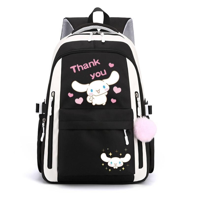 Mignon Xiaoqing Dessin Animé Chiot Périphérique Impression Sac d'École pour Enfants, Sac à Dos de Loisirs pour Élèves du Primaire et du Secondaire