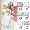 Transparent Earphone Case for AirPods Pro 3 TPU Shockproof Anti-drop Protective Case Cover with Lanyard Keychain