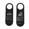 Door Sign Black Hang On Door Or Wall Leather Many Occasions
