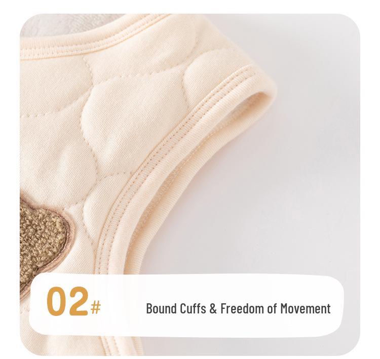 Cozy Cotton Toddler Vest: Warm Padded Outerwear for Autumn & Winter