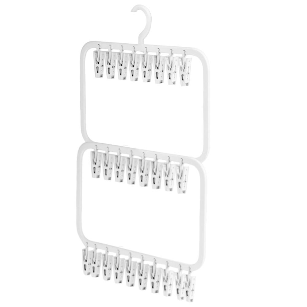 18/26 Clip Clothes Drying Rack Traceless Drying Clip  for Drying Underwear Towel Socks Baby Clothes
