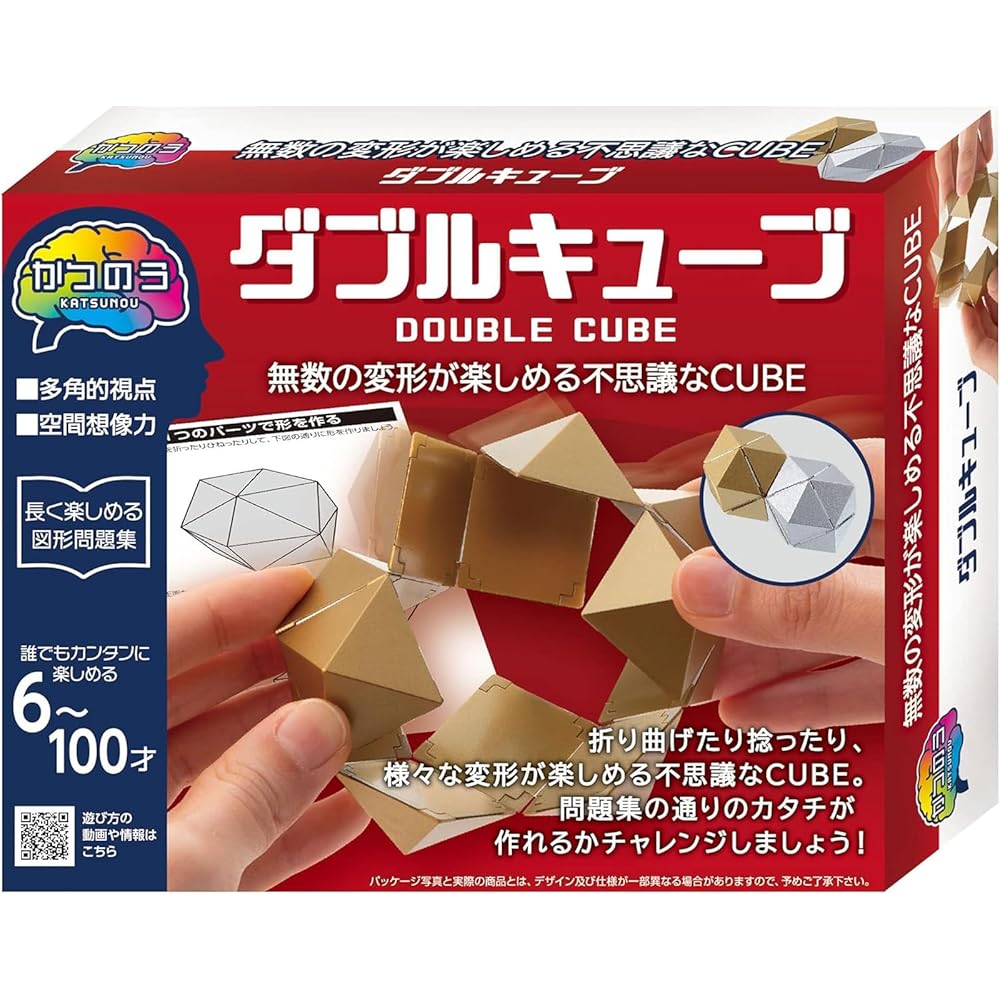 Hanayama Puzzle Exercise Katsu No Double Cube Age 6 and Up Educational Toy
