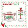 Merry Christmas Decorations, Welcome To Whovilve Yard Signs Stakes,Christmas Lawn Garden Pathway Decorations for Home Decor Outd