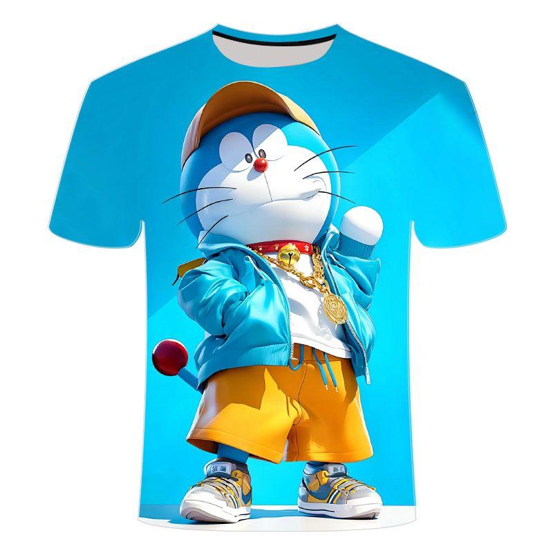 

2025 Summer New 3D Printed Short Sleeve Fashion Trend Shirt Men s Round Neck T-shirt 5XL