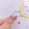 50 buc rășină mini sclipici ridichi iepure arta unghii strass cu spate plat aplice DIY album de însemnări decor bijuterii accesorii meșteșuguri