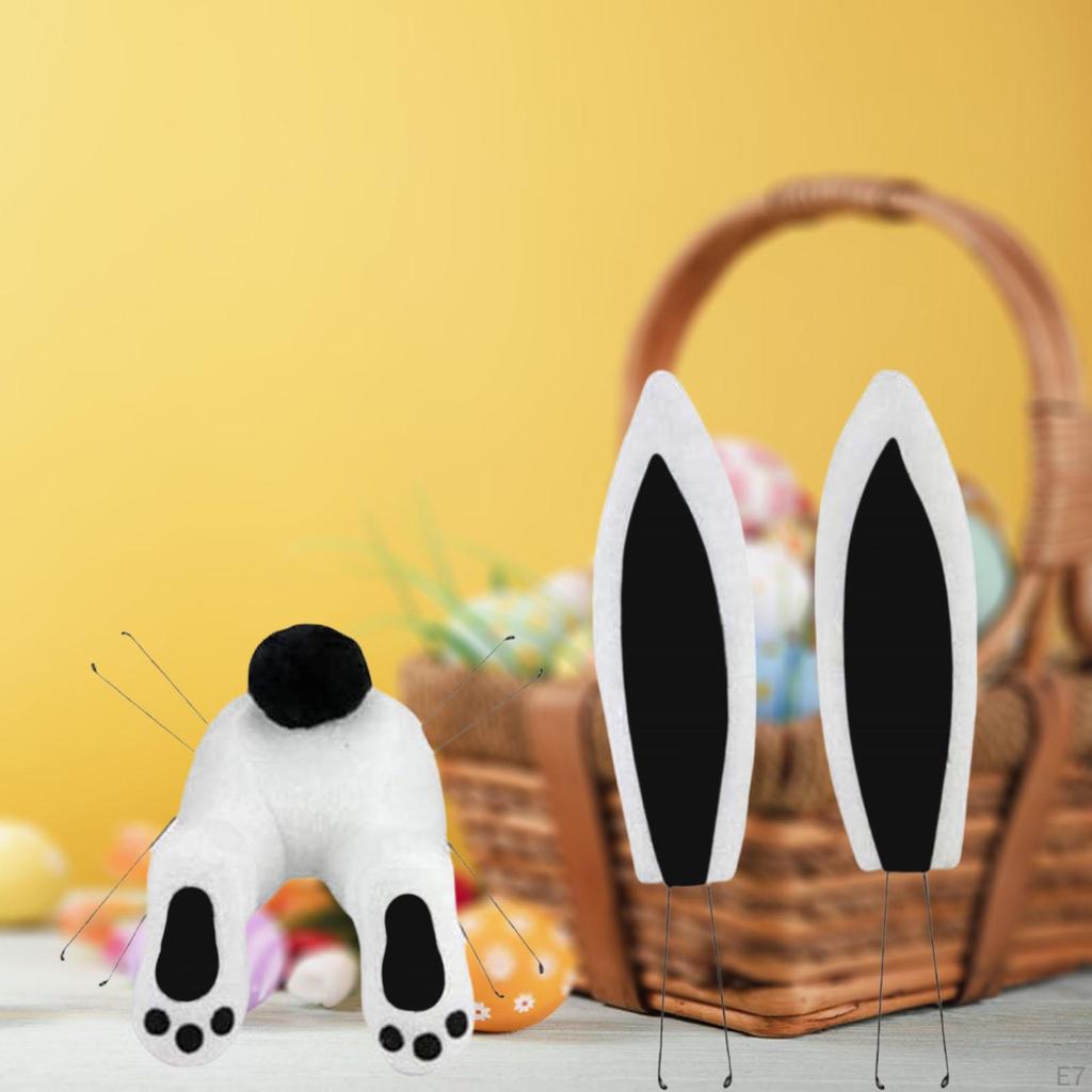 Easter Bunny Butt And Ears Wreath 1 Set Hanging Creative for Decor