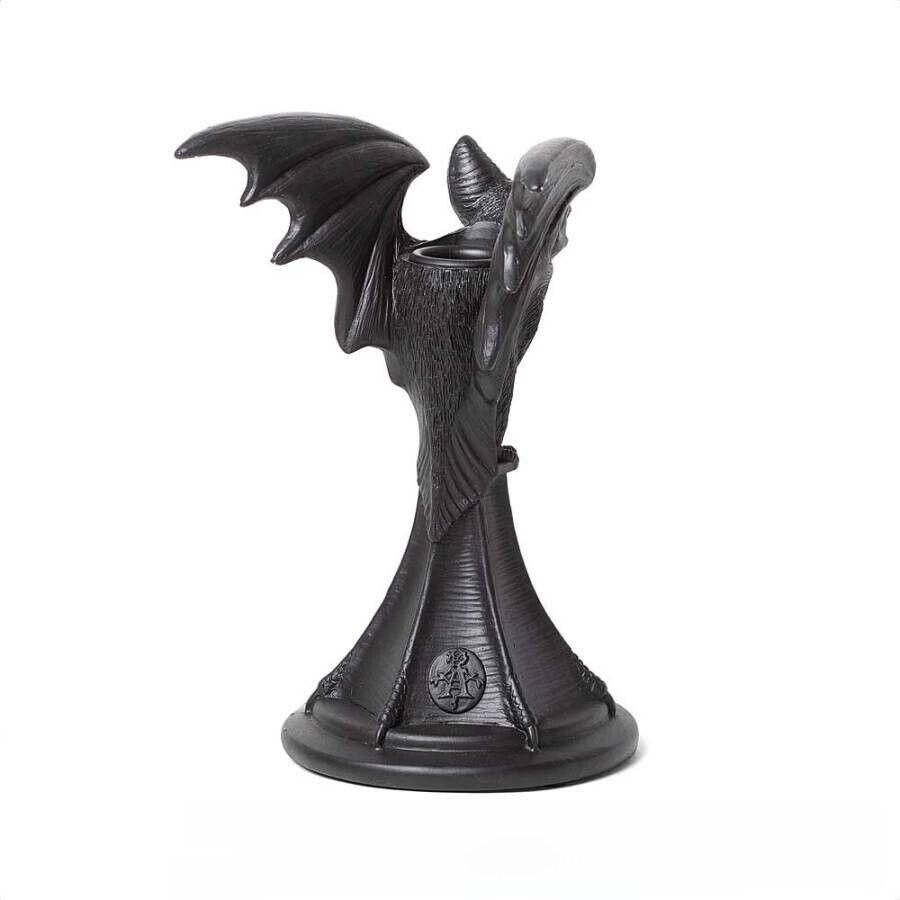 Suporte de Vela Morcego de Halloween Arte em Resina Gótica Decoração de Casa Perfeito Para Decorações Assustadoras