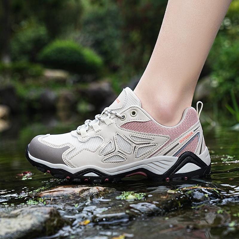 Four Seasons Technology Mesh Outdoor Leisure Mountaineering Shoes Plus Size Fashion Outdoor Sports Travel Shoes