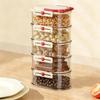Stackable Kitchen Spice Storage Jar - Sealed Food-Grade Container for Fresh-Keeping Seasonings, Dried Chili, and Sichuan Pepper.
