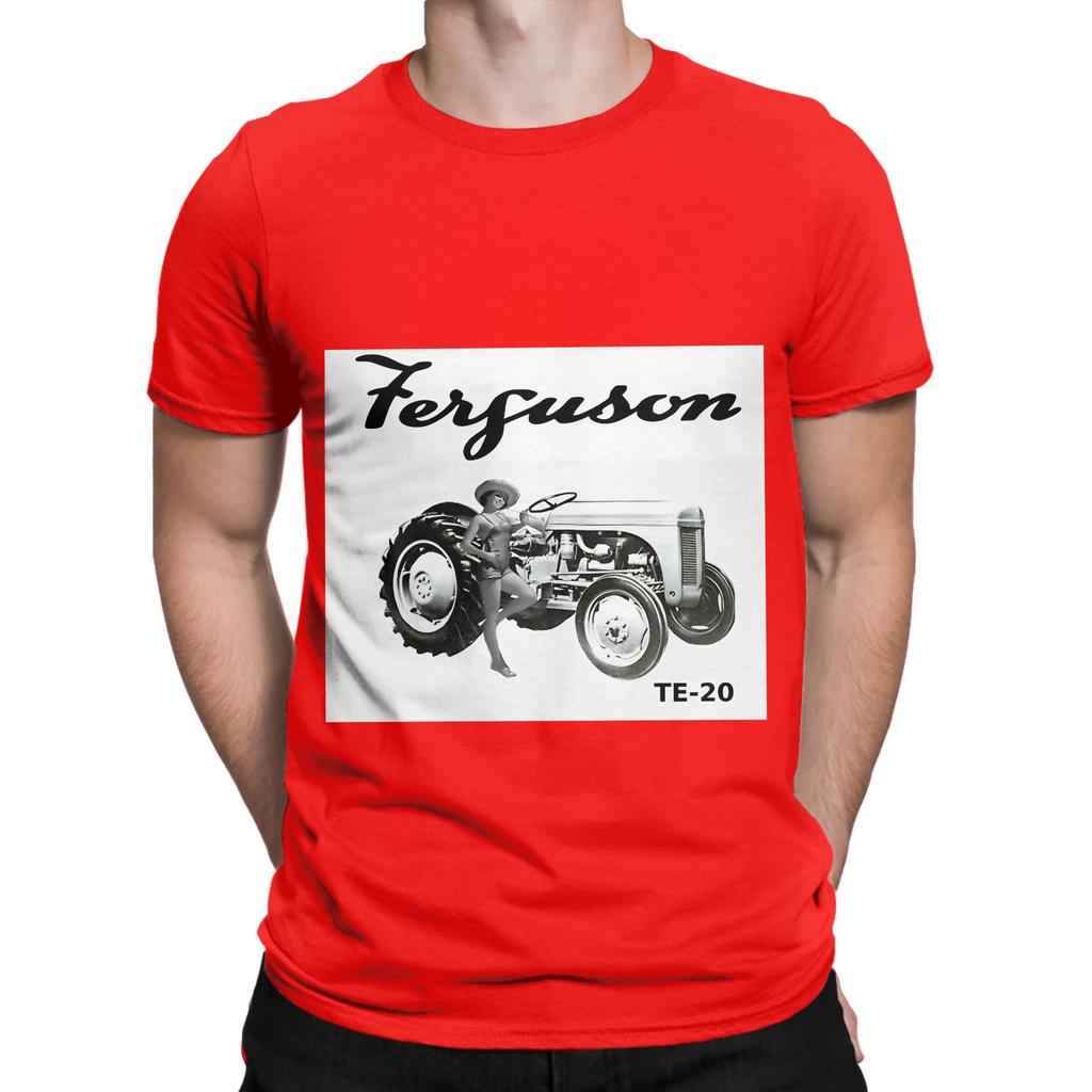 TE 20 Ferguson Traktor Lustiges 100% Baumwolle T-Shirt Massey Ferguson T-Shirts Oberteile Für Unisex