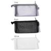 Transparent Mesh Makeup Bag Grey/Black/White Lipstick Organizer Bags Women Cosmetic Storage Pouch