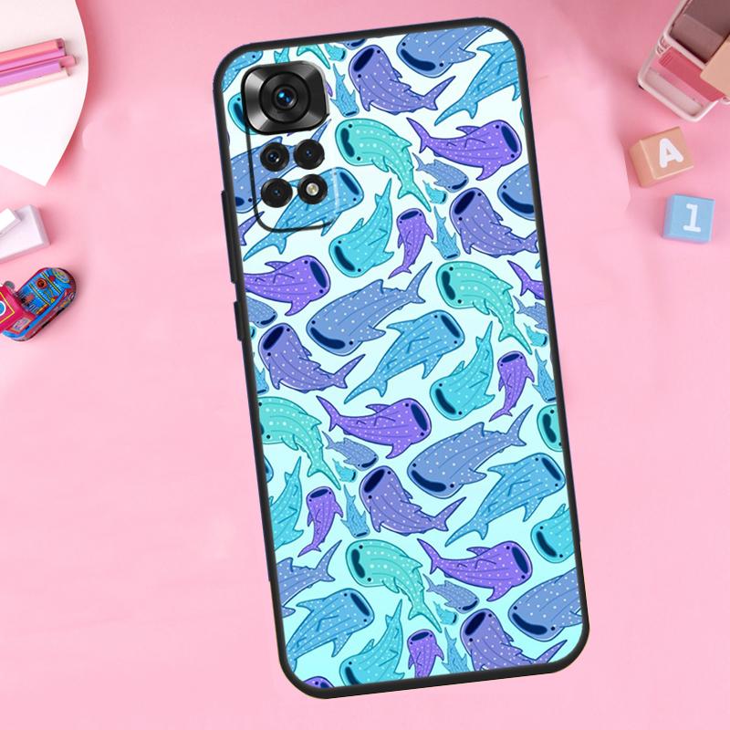 

whale sharks Case For Xiaomi Redmi Note 12 11 10 9 8 Pro 12S 11S 10S 9S 8T 10A 10C 9A 9C 9T 12C Cover Redmi Note 11 Pro