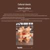Red Ball Luban Zhuge Liang Lock: Challenging Mortise and Tenon Wooden Brain Teaser for Kids
