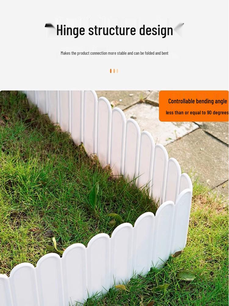 Plastic Garden Fence: Retaining Wall, Flower Bed & Tree Surround