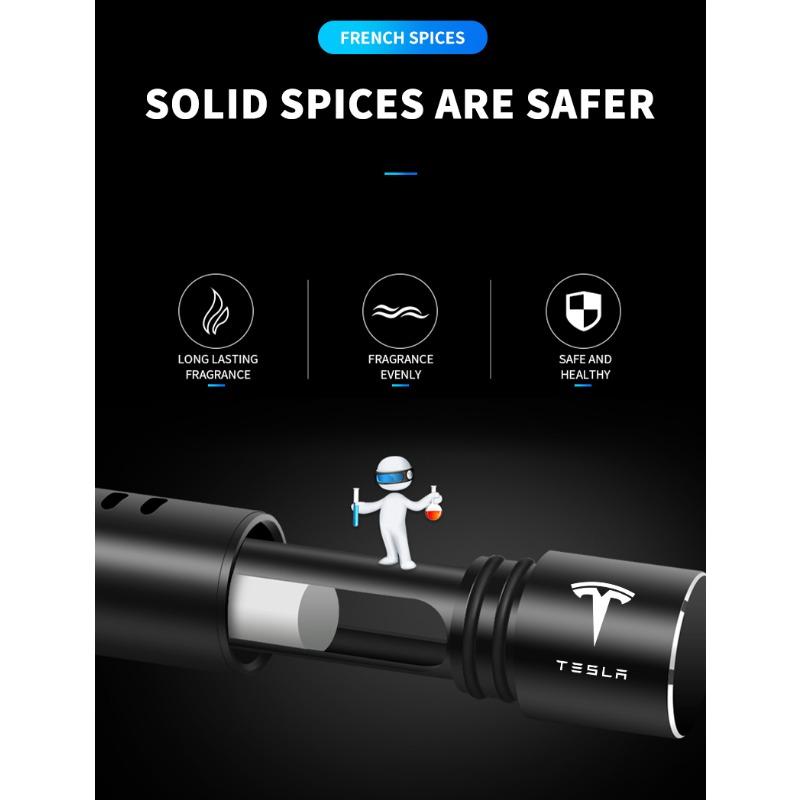 1 Pieza Ambientador de Aire para Interior de Coche Difusor de Perfume para Salida de Aire Acondicionado Para Tesla Model S Model X Model Y Cybertruck Model 3 Model Y