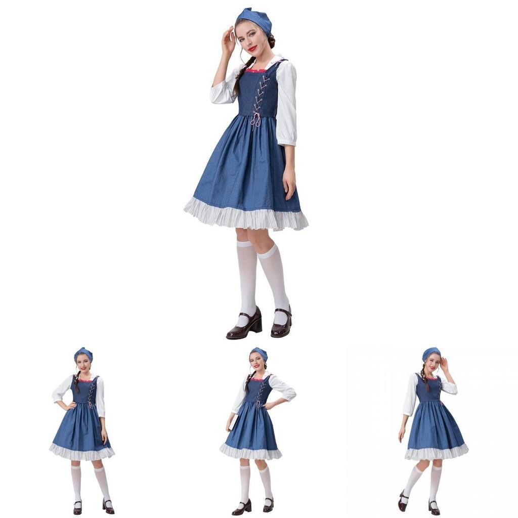 Enchanting Belle Princess Cosplay Costume For Theme Parties And Halloween Events