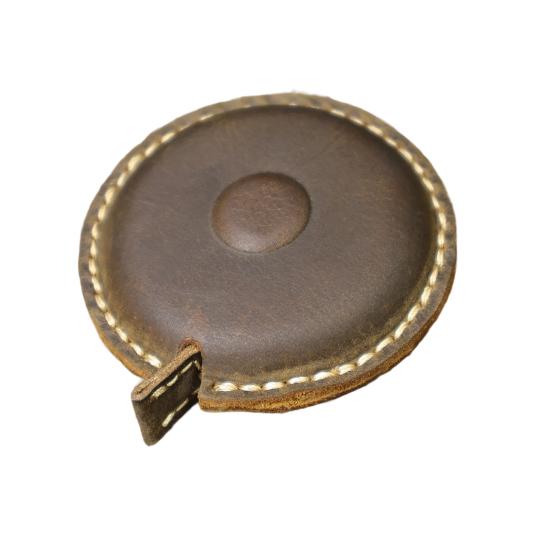 1.5M/60-inch Mini Faux Leather Tape Measure Portable Double-sided Soft Measuring Tape Retractable Flexible Height Ruler Tape Measuring Tool