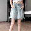 Mädchen Jeansshorts Modische und vielseitige Hosen im Sommer Jean-Prägetechnologie und trendige Shorts