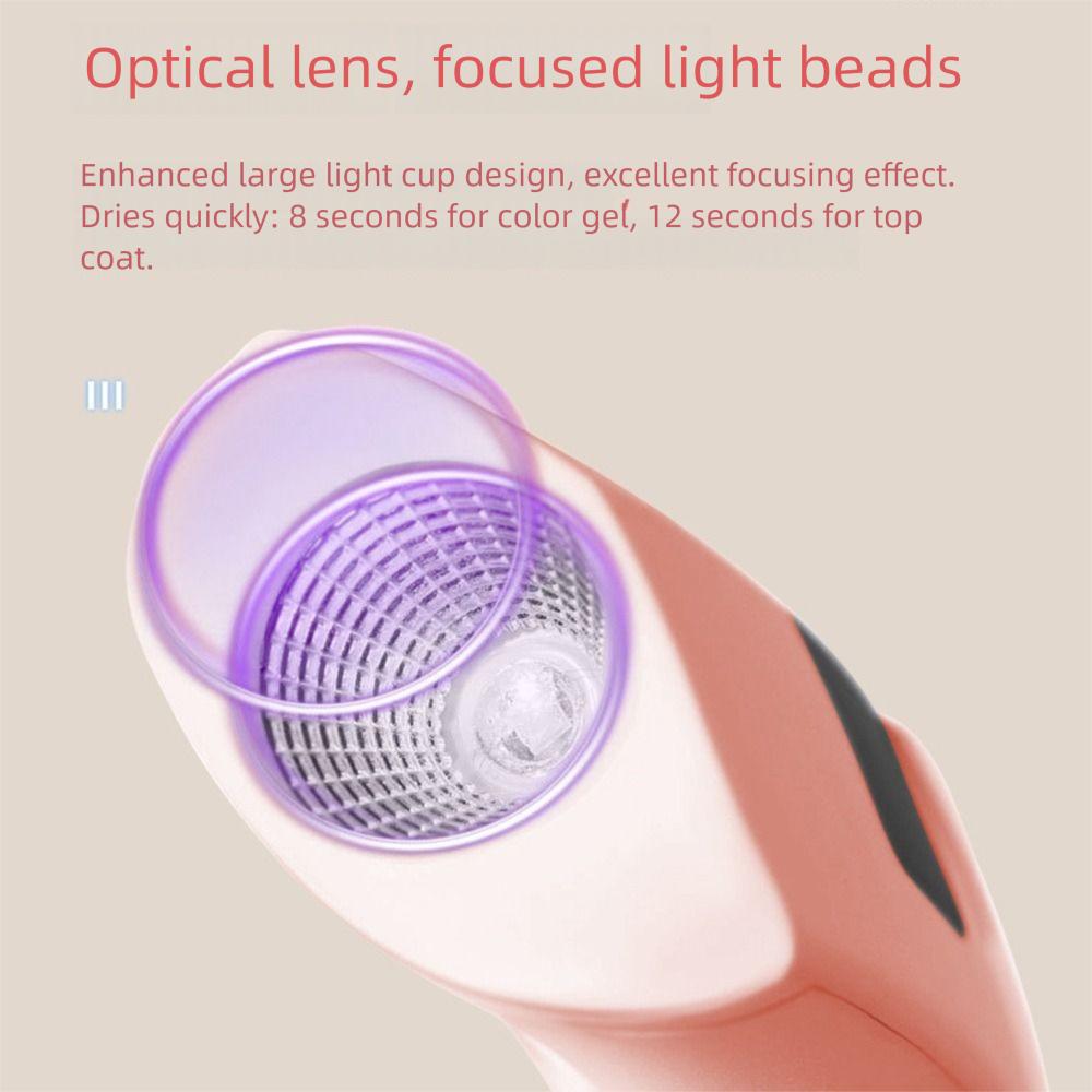USB Nail Dryer Light 2 Modes Gel Polish Dryer Versatile Mini UV Curing Light  DIY Nail Gel