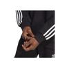 Adidas Originals Trefoil Stripe Print Crew Neck Sweatshirt Men Sweatshirt Black IA4861