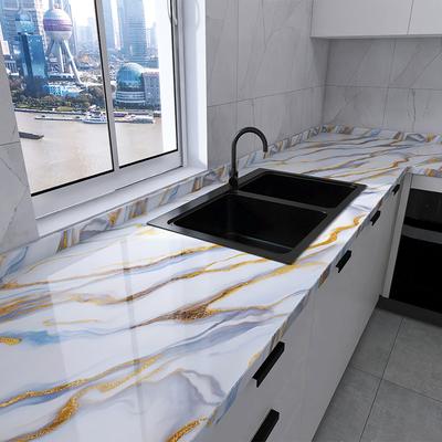 PVC Wallpaper Kitchen Wall Protection Film Oil-proof and Waterproof Wall Sticker Stove Heat-resistant Self-adhesive Wallpaper
