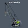 Large Alloy Simulation Foldable Crane Engineering Vehicle Model Children Toy