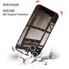Glass Phone Cover Case for iPhone 17 Pro Max 8 15 Plus 11 Air 14 16 12 XR 13 Leopard Print Leopard