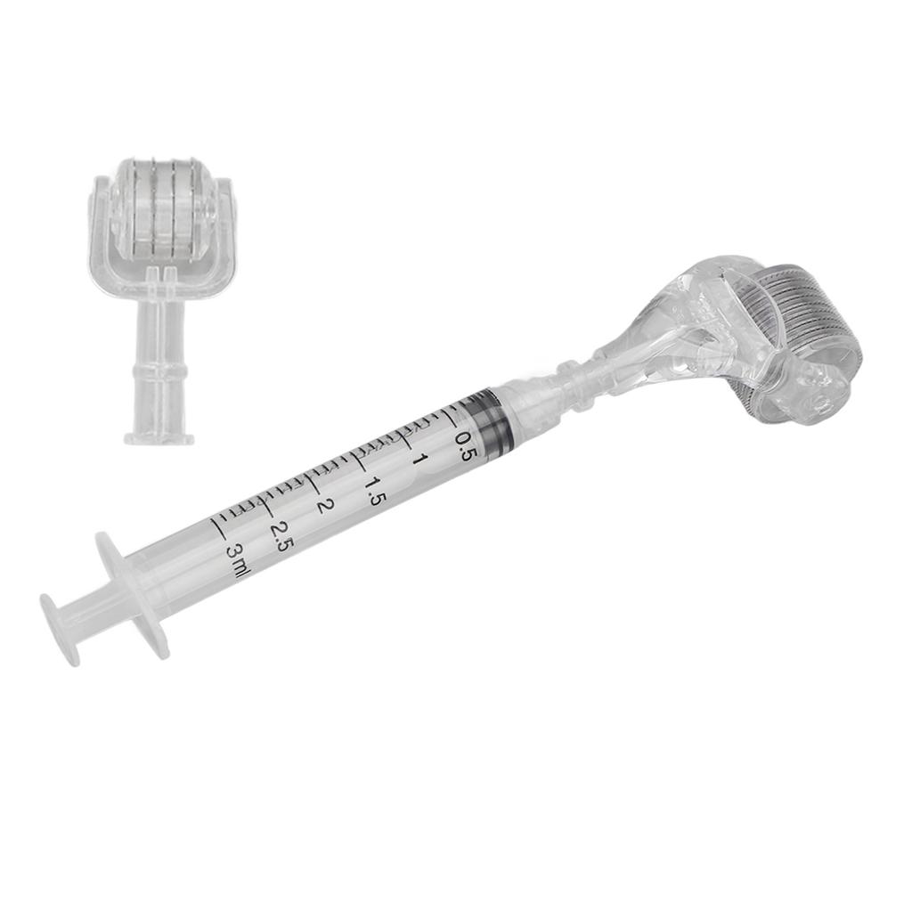 2 In 1 Microneedling Roller Wrinkle Removal Skin Rejuvenation 540 48 Pin Hydra Serum Applicator