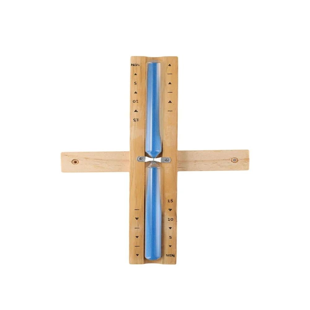 15 Minute Sauna Sand Timer Wall Mounted Home Decoration Sandglass Clock Rotating Wooden Glass Hourglass Timer Bathroom