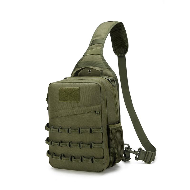 Molle Large Camouflage Tactical Chest Bag, Outdoor Travel Waist Bag for Men & Women, Fashionable Cycling Gear