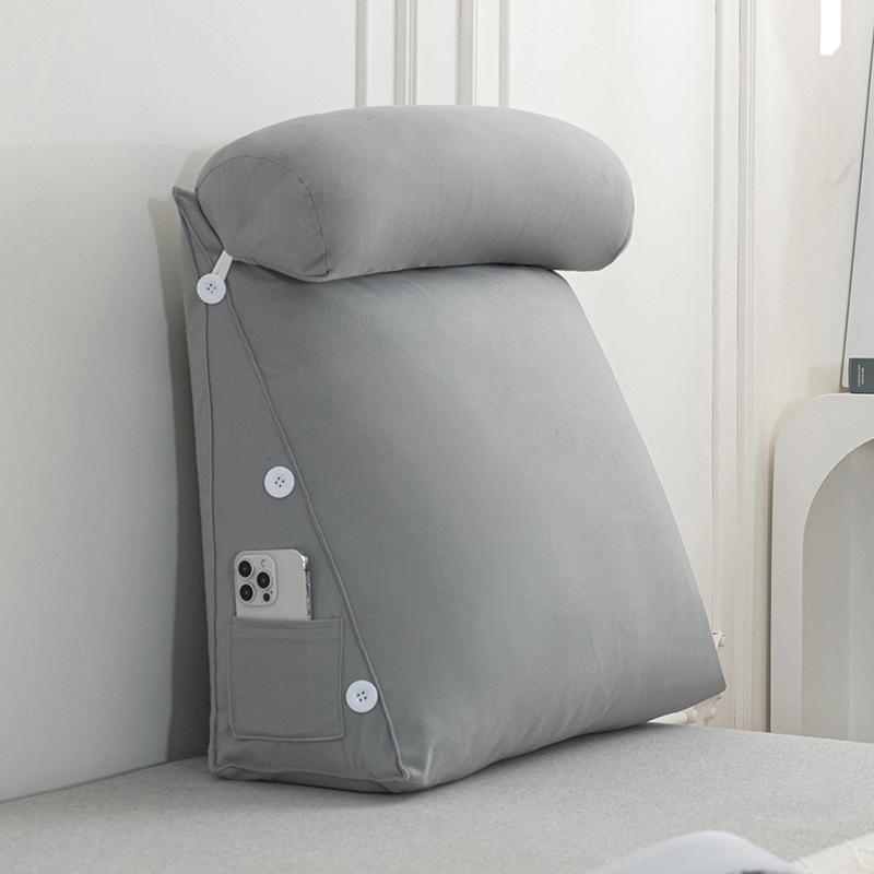 Bedhead Multifunctional Waist Protection Backrest Cushion Living Room Sofa Triangular Backrest That Can Be Disassembled Washed