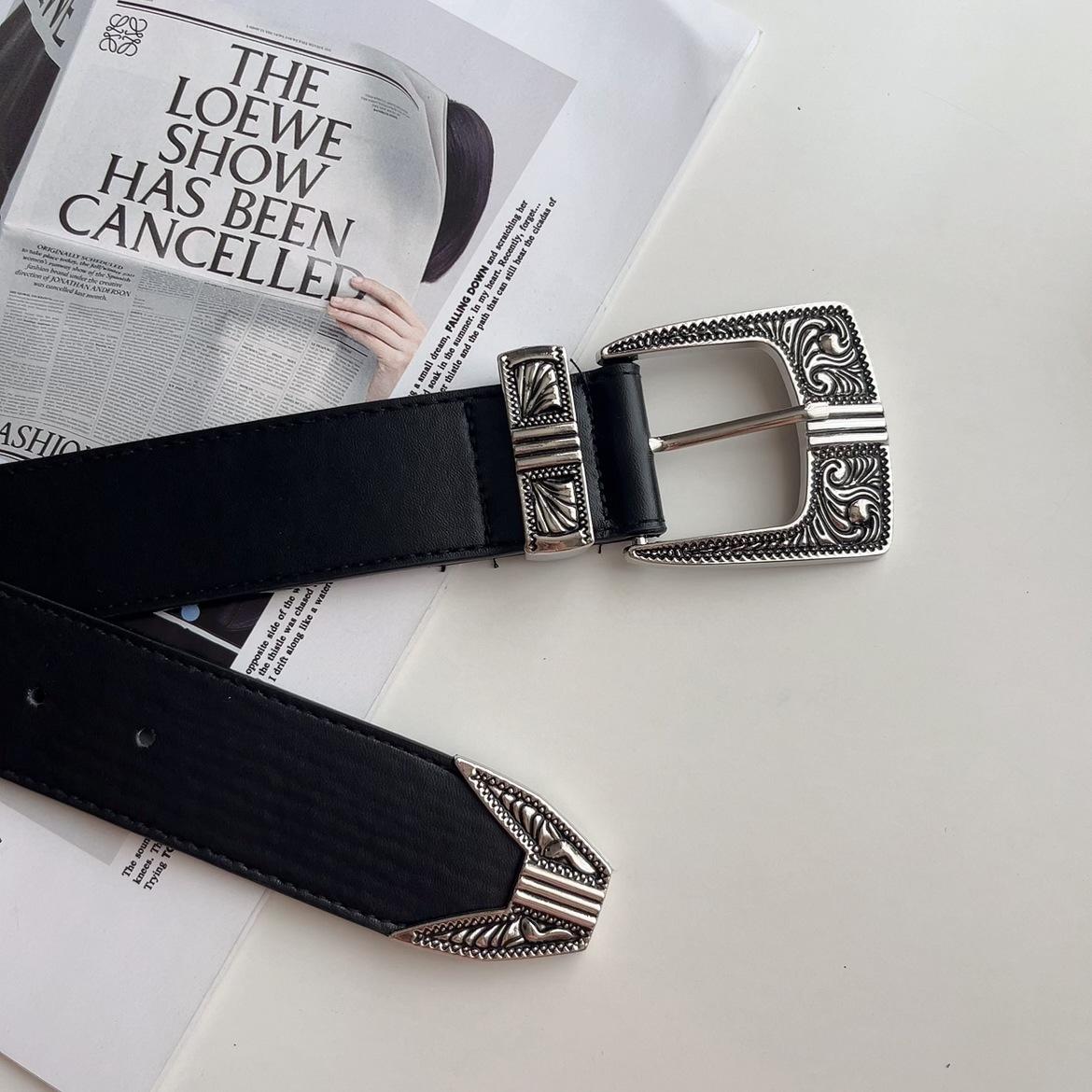 

Punk Ladies Belt Decorative Personality Belt Women