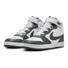 Nike Court Borough Mid 2 PreSchoolV 'Vintage Green' (Unisex) White / Oil Green / Vintage Green Kids' Skateboarding Shoes CD7783 119