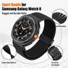 Nylon Braided Band for Samsung Galaxy Watch 8 40mm 44mm Elastic Sports Strap for Galaxy Watch 8 Classic 46mm Watch Accessories