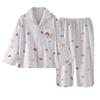 Girls Cotton Pajama Set Long Sleeve Cartoon Print Sleepwear Home Outfit Fall 2026
