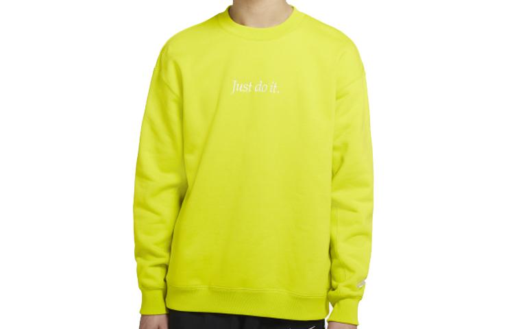 

Nike Sportswear JDI Sweatshirts Men s Green Crew Neck Moderate Regular CD0415-308 L