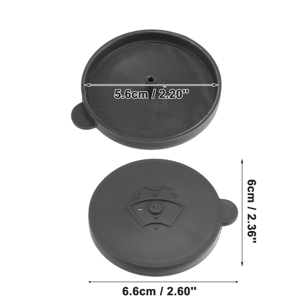 ACROPIX Car Windshield Washer Fluid Reservoir Bottle Tank Cap Fits Nis San Compatible with Rogue Gray 1 Piece